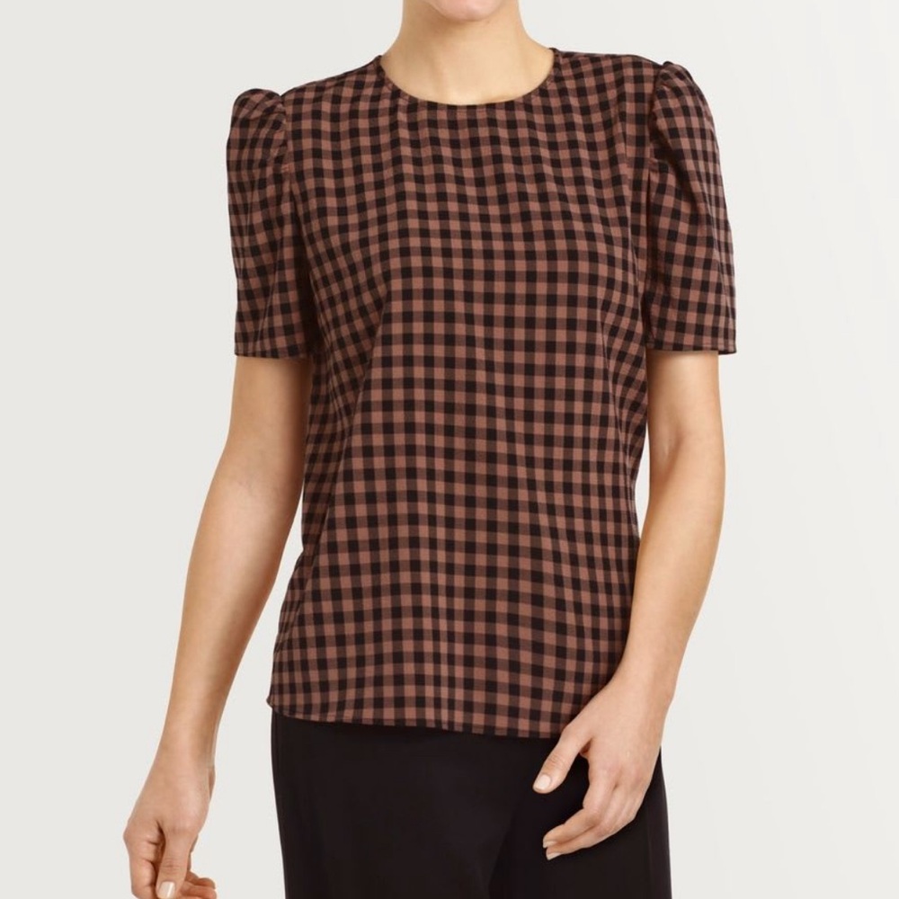 Plaid blouse
